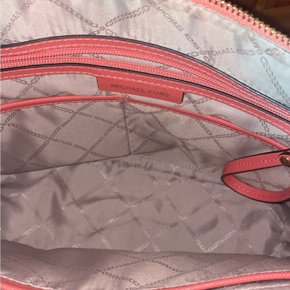 Michael Kors Coral Tote and Wallet Set - Picture 3 of 3